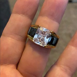 Men’s lab created ring Ring bomb Gold plated